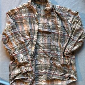 Men's Plaid Button-Up Shirt